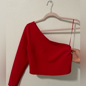 Abercrombie one shoulder top